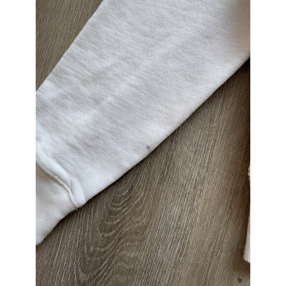 Polo Ralph Lauren Athletic White Hoodie Vintage Style Sweater Medium Rare Hype - Picture 9 of 16
